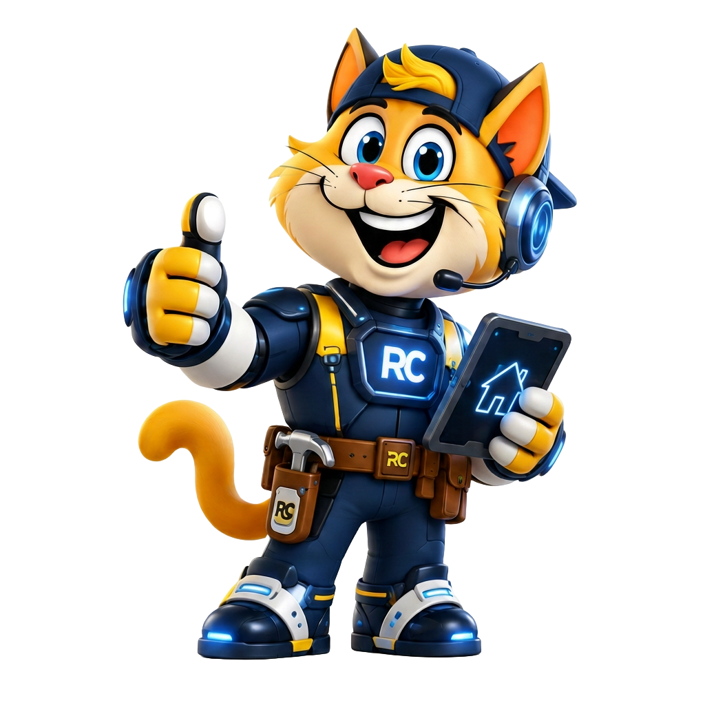 Chief AI Operations Cat on site